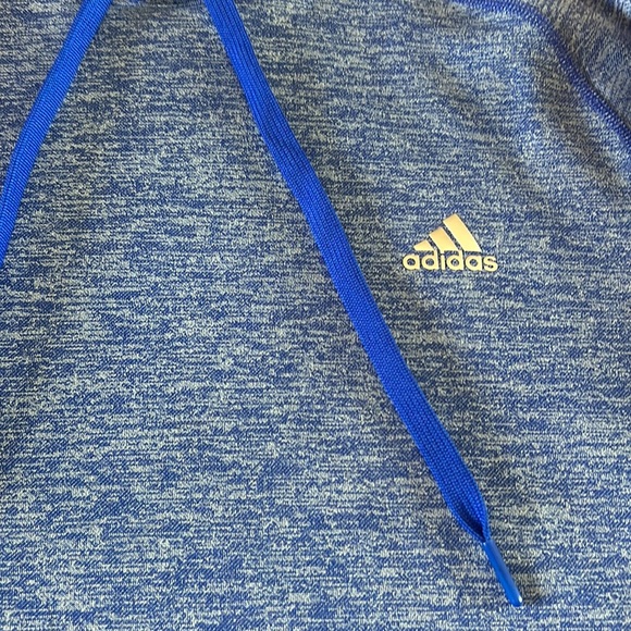 Blue Adidas Women’s Hooded Sweatshirt - Picture 2 of 5